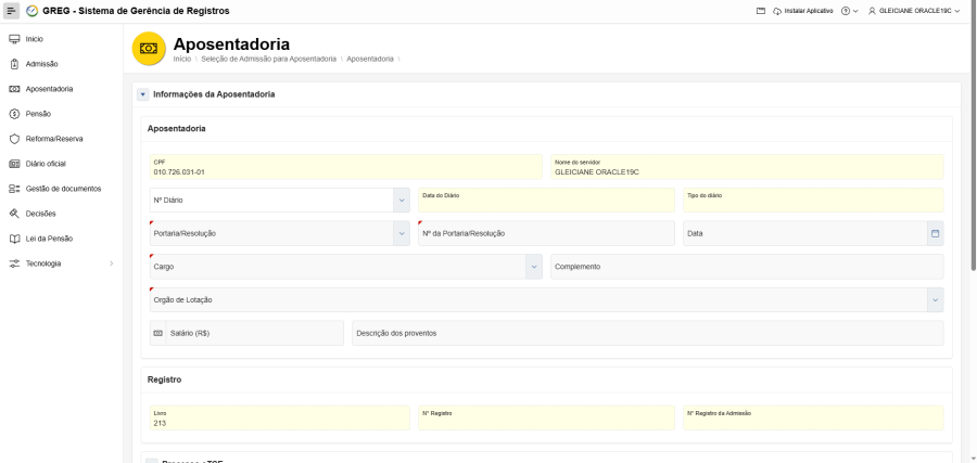 Aposentadoria Aposentadoria