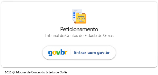  Peticionamento - Entrar com gov.br