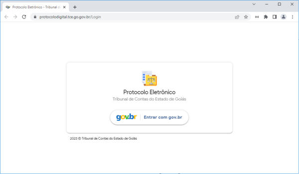  Protocolo Digital - Entrar com gov.br